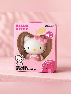Hello Kitty Pink Character Charm Clip-On New